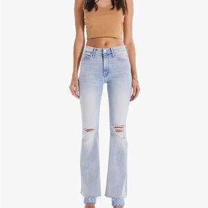 MOTHER the weekender fray jeans